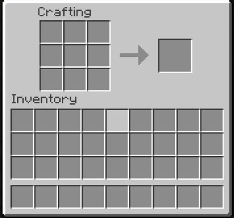 You need to place a block of obsidian with a one block gap above bedrock, throw a stack of redstone under it and then click on the obsidian. . Minecraft crafting grid online